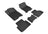 MAXpider Rubber Floor Mats for 2020 2019 2018 2017 2016 2015 Acura TLX [Covers Front & Rear Row, Black] L1AC00901509