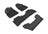 MAXpider Rubber Floor Mats for 2020 2019 2018 2017 Acura MDX [Covers Front & Both Rear Rows, Black] L1AC01001509