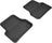 MAXpider Rubber Floor Mats for Audi [Covers Rear (2nd) Row, Black] L1AD02221509