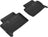 MAXpider Rubber Floor Mats for 2015 2014 2013 2012 2011 2010 2009 2008 2007 Audi Q7 [Covers Rear (2nd) Row, Black] L1AD02621509
