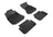 MAXpider Rubber Floor Mats for Audi [Covers Front & Rear Row, Black] L1AD02701509