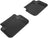 MAXpider Rubber Floor Mats for A4/S4 [Covers Rear (2nd) Row, Black] L1AD02721509