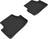 MAXpider Rubber Floor Mats for Audi [Covers Rear (2nd) Row, Black] L1AD03321509