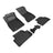 MAXpider Rubber Floor Mats for Audi [Covers Front & Rear Row, Black] L1AD04201509