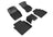 MAXpider Rubber Floor Mats for 2021 2020 2019 Audi A8 Quattro [Covers Front & Rear Row, Black] L1AD05001509