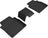 MAXpider Rubber Floor Mats for 2021 2020 2019 Audi A8 Quattro [Covers Rear (2nd) Row, Black] L1AD05021509