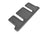 MAXpider Rubber Floor Mats for Buick/Chevrolet/GMC [Covers Rear (3rd) Row, Black] L1BC02331509