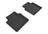 MAXpider Rubber Floor Mats for 2016 2015 2014 2013 2012 2011 2010 Buick LaCrosse [Covers Rear (2nd) Row, Black] L1BC02521509