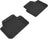MAXpider Rubber Floor Mats for BMW [Covers Rear (2nd) Row, Black] L1BM00621509
