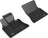 MAXpider Rubber Floor Mats for X5/X6 [Covers Front Row, Black] L1BM05111509