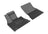 MAXpider Rubber Floor Mats for X5/X6 [Covers Front Row, Black] L1BM05511509