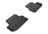 MAXpider Rubber Floor Mats for BMW [Covers Rear (2nd) Row, Black] L1BM05821509