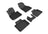 MAXpider Rubber Floor Mats for X1/X2 [Covers Front & Rear Row, Black] L1BM07301509