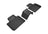 MAXpider Rubber Floor Mats for 2019 2018 BMW 640i xDrive Gran Turismo [Covers Rear (2nd) Row, Black] L1BM09121509