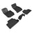 MAXpider Rubber Floor Mats for 2020 2019 BMW 330i [Covers Front & Rear Row, Black] L1BM10301509