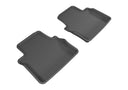 MAXpider Rubber Floor Mats for 2019 2018 2017 2016 2015 2014 Cadillac CTS [Covers Rear (2nd) Row, Black] L1CD01021509