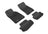 MAXpider Rubber Floor Mats for 2015 2014 2013 2012 2011 2010 Chevrolet Camaro [Covers Front & Rear Row, Black] L1CH01701509