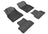 MAXpider Rubber Floor Mats for Cruze/Cruze Limited [Covers Front & Rear Row, Black] L1CH04401509
