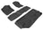 MAXpider Rubber Floor Mats for Suburban 1500/Suburban 2500 [Covers Front & Both Rear Rows, Black] L1CH04601509