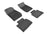 MAXpider Rubber Floor Mats for 2017 2016 2015 2014 Chevrolet SS [Covers Front & Rear Row, Black] L1CH06401509