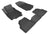 MAXpider Rubber Floor Mats for 2021 2020 2019 2018 2017 2016 2015 2014 Chevrolet Trax [Covers Front & Rear Row, Black] L1CH06501509