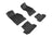 MAXpider Rubber Floor Mats for 2021 2020 2019 2018 2017 2016 Chevrolet Camaro [Covers Front & Rear Row, Black] L1CH06901509
