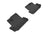 MAXpider Rubber Floor Mats for 2021 2020 2019 2018 2017 2016 Chevrolet Camaro [Covers Rear (2nd) Row, Black] L1CH06921509