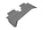 MAXpider Rubber Floor Mats for 2022 2021 2020 2019 2018 2017 Chevrolet Bolt EV [Covers Rear (2nd) Row, Gray] L1CH08721501
