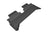 MAXpider Rubber Floor Mats for 2022 2021 2020 2019 2018 2017 Chevrolet Bolt EV [Covers Rear (2nd) Row, Black] L1CH08721509