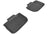 MAXpider Rubber Floor Mats for 300/Charger [Covers Rear (2nd) Row, Black] L1DG01421509