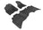 MAXpider Rubber Floor Mats for Dodge/Ram [Covers Front & Rear Row, Black] L1DG01701509