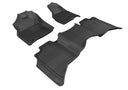 MAXpider Rubber Floor Mats for Ram [Covers Front & Rear Row, Black] L1DG02001509