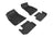 MAXpider Rubber Floor Mats for 2014 2013 2012 2011 Dodge Challenger [Covers Front & Rear Row, Black] L1DG02401509