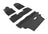 MAXpider Rubber Floor Mats for 2021 2020 2019 2018 2017 2016 2015 2014 2013 2012 Dodge Durango [Covers Front & Rear Row, Black] L1DG02501509