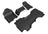 MAXpider Rubber Floor Mats for 2021 2020 2019 Ram 1500 [Covers Front & Rear Row, Black] L1DG03001509