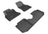 MAXpider Rubber Floor Mats for 2020 2019 2018 2017 2016 2015 2014 Fiat 500L [Covers Front & Rear Row, Black] L1FA00401509