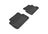 MAXpider Rubber Floor Mats for 2011 2010 2009 2008 Ford Focus [Covers Rear (2nd) Row, Black] L1FR01621509