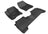 MAXpider Rubber Floor Mats for C-Max/Escape [Covers Front & Rear Row, Black] L1FR05601509