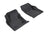 MAXpider Rubber Floor Mats for Fusion/MKZ [Covers Front Row, Black] L1FR06011509