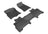 MAXpider Rubber Floor Mats for 2017 2016 2015 2014 2013 2012 2011 Ford Expedition [Covers Front & Rear Row, Black] L1FR07701509