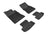 MAXpider Rubber Floor Mats for 2021 2020 2019 2018 2017 2016 2015 Ford Mustang [Covers Front & Rear Row, Black] L1FR08501509