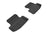 MAXpider Rubber Floor Mats for 2021 2020 2019 2018 2017 2016 2015 Ford Mustang [Covers Rear (2nd) Row, Black] L1FR08521509