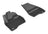MAXpider Rubber Floor Mats for 2016 2015 Ford Explorer [Covers Front Row, Black] L1FR09111509