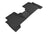 MAXpider Rubber Floor Mats for 2019 2018 2017 2016 2015 Ford Escape [Covers Rear (2nd) Row, Black] L1FR10621509