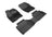 MAXpider Rubber Floor Mats for 2020 2019 2018 2017 Ford Fusion [Covers Front & Rear Row, Black] L1FR10901509