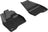 MAXpider Rubber Floor Mats for 2019 2018 2017 Ford Explorer [Covers Front Row, Black] L1FR11111509