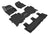 MAXpider Rubber Floor Mats for 2021 2020 2019 2018 Ford Expedition [Covers 1st 2nd & 3rd Row, Black] L1FR12401509