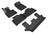 MAXpider Rubber Floor Mats for 2021 2020 Ford Explorer [Covers 1st 2nd & 3rd Row, Black] L1FR13001509