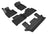 MAXpider Rubber Floor Mats for 2021 2020 Ford Explorer [Covers 1st 2nd & 3rd Row, Black] L1FR13101509