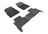 MAXpider Rubber Floor Mats for 2021 2020 2019 2018 2017 2016 2015 GMC Canyon [Covers Front & Rear Row, Black] L1GM01801509
